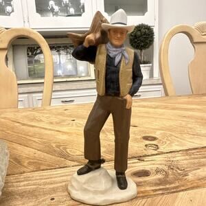 Vintage Avon Images of Hollywood John Wayne in "Dark Command" Porcelain Figurine